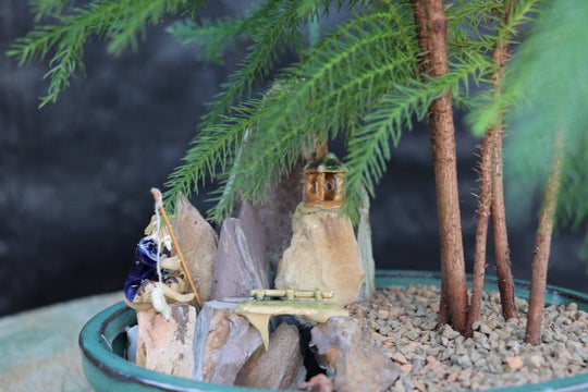 DIY Pine Cone Bonsai Tree How-To